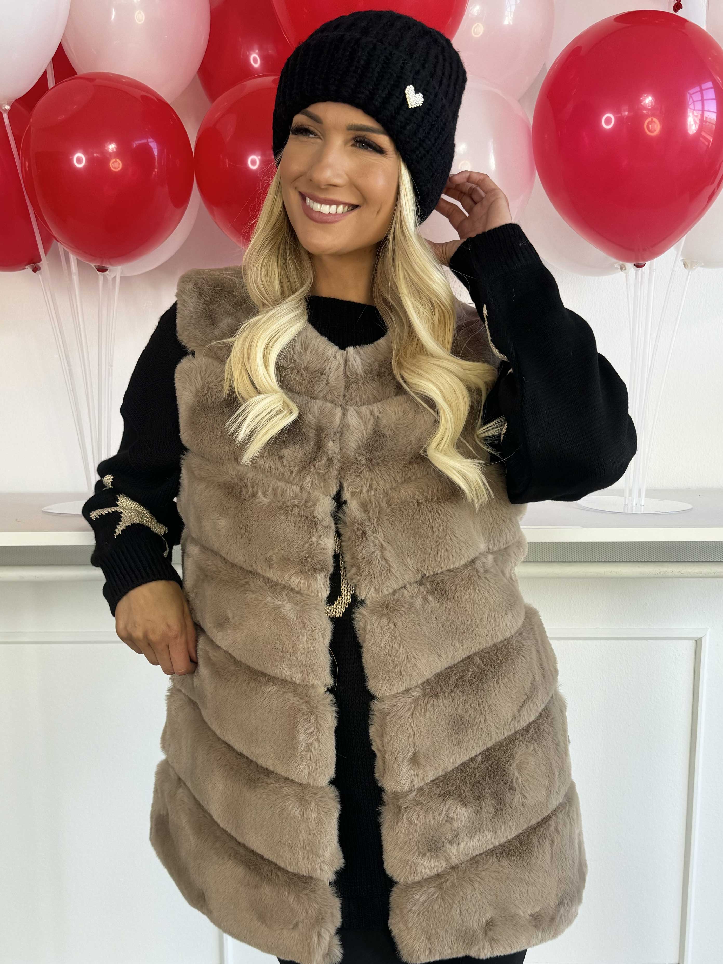 Chiara - Blød faux fur vest